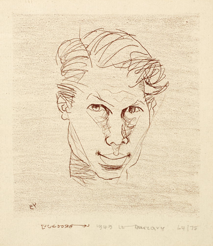 STUDY OF SELF, 1949 by Louis le Brocquy HRHA (1916-2012) at Whyte's Auctions