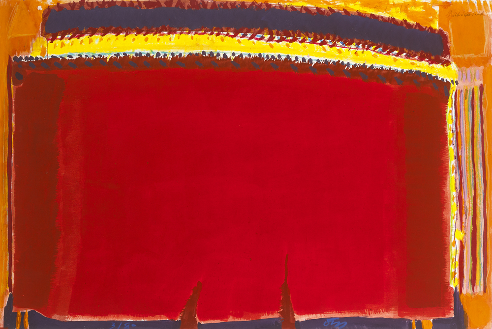 NASSAU RED, 1980 by Tony O'Malley HRHA (1913-2003) HRHA (1913-2003) at Whyte's Auctions