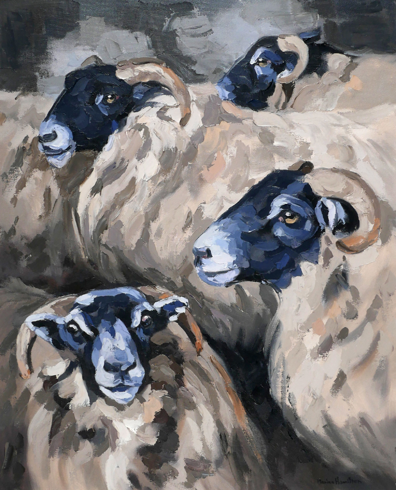 THE FLOCK by Marina Hamilton sold for 330 at Whyte's Auctions