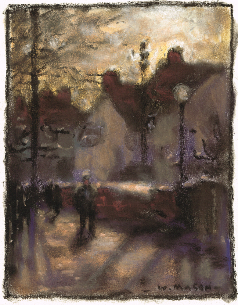 PLEIN AIR PAINTERS AND PARK AND STREET SCENES (SET OF SIX) by William Mason (1906-2002) at Whyte's Auctions