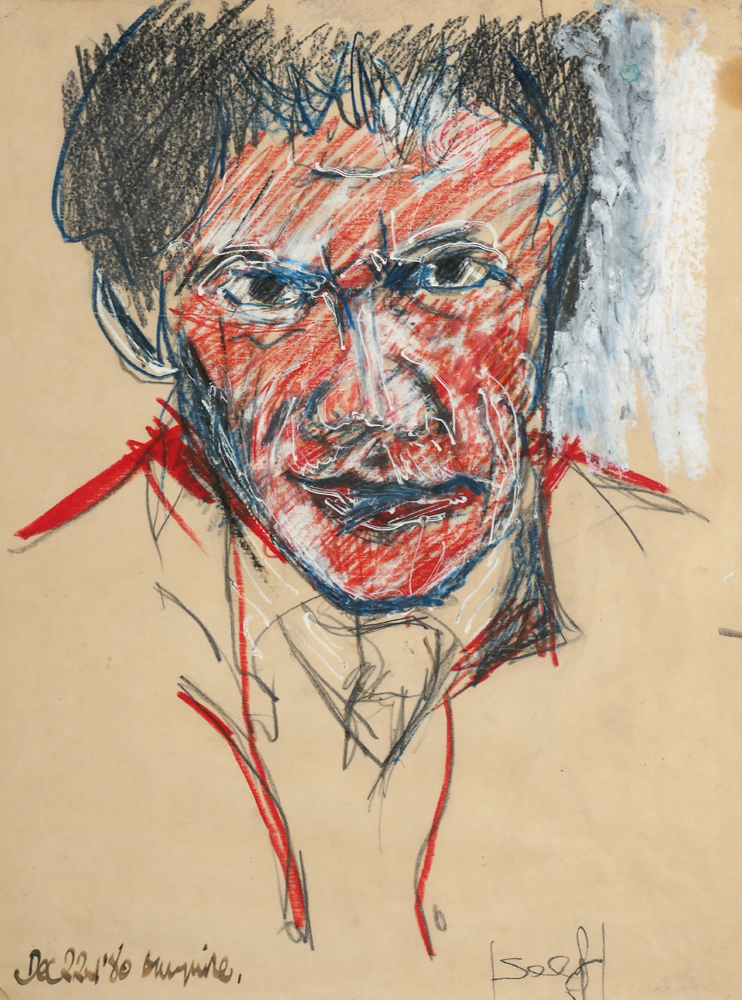 SELF PORTRAIT, 1980 by Brian Maguire (b.1951) (b.1951) at Whyte's Auctions