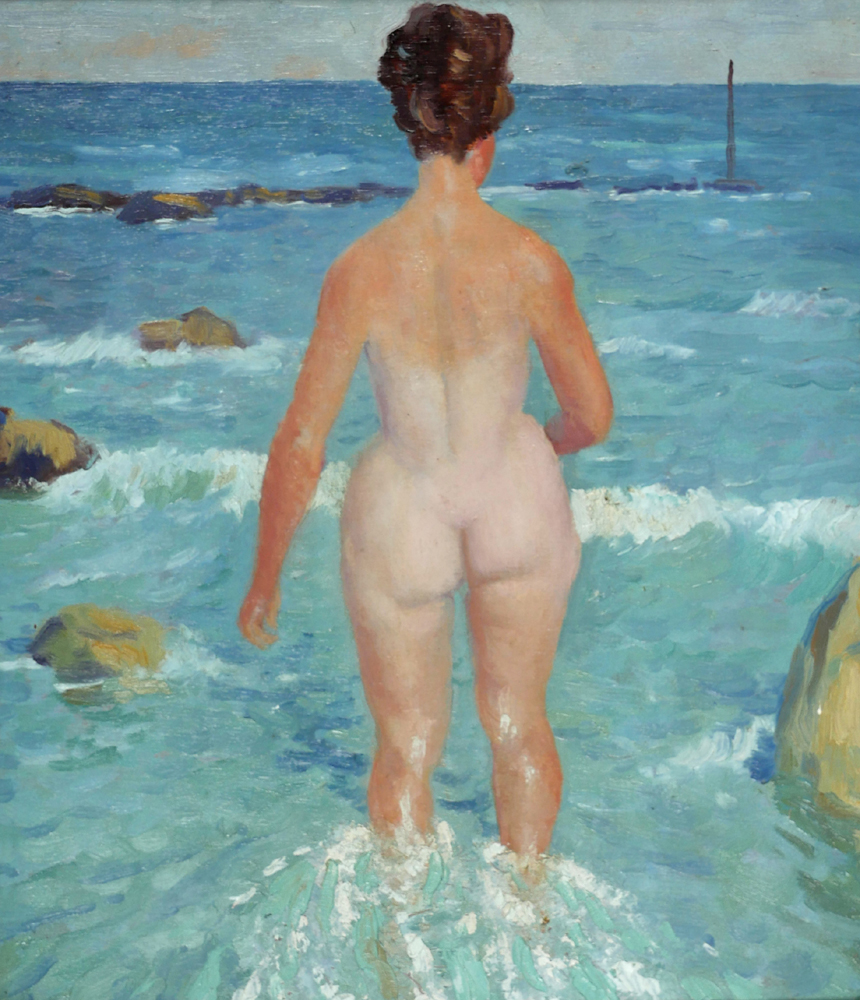 NUDE BATHER by Patrick Leonard HRHA (1918-2005) at Whyte's Auctions