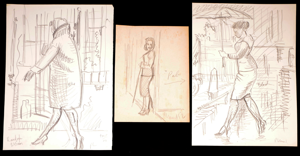 FIGURATIVE SKETCHES (SET OF ELEVEN) by Patrick Leonard HRHA (1918-2005) at Whyte's Auctions