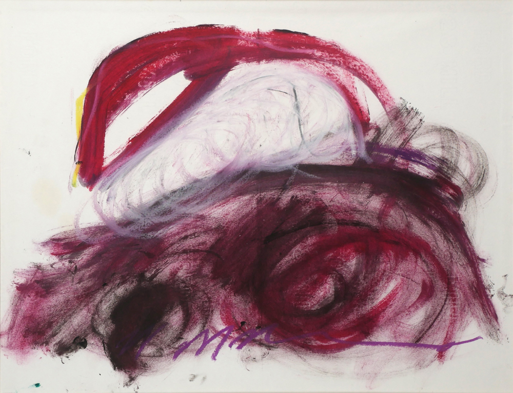 UNTITLED [PINK AND PURPLE] by Michael Mulcahy sold for �300 at Whyte's Auctions