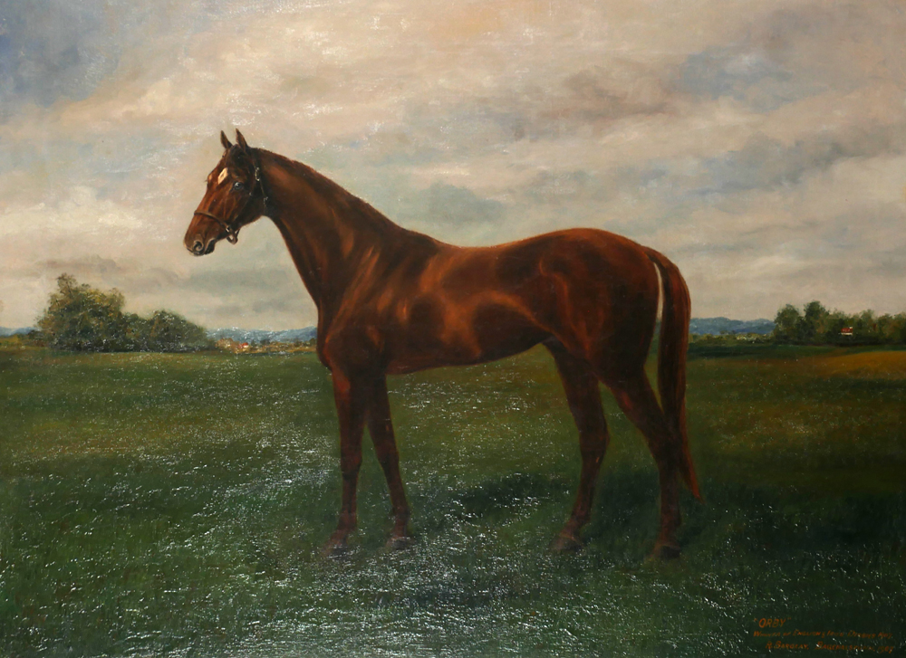 ORBY, WINNER OF ENGLISH AND IRISH DERBIES, 1907 by 20th Century Irish School  at Whyte's Auctions