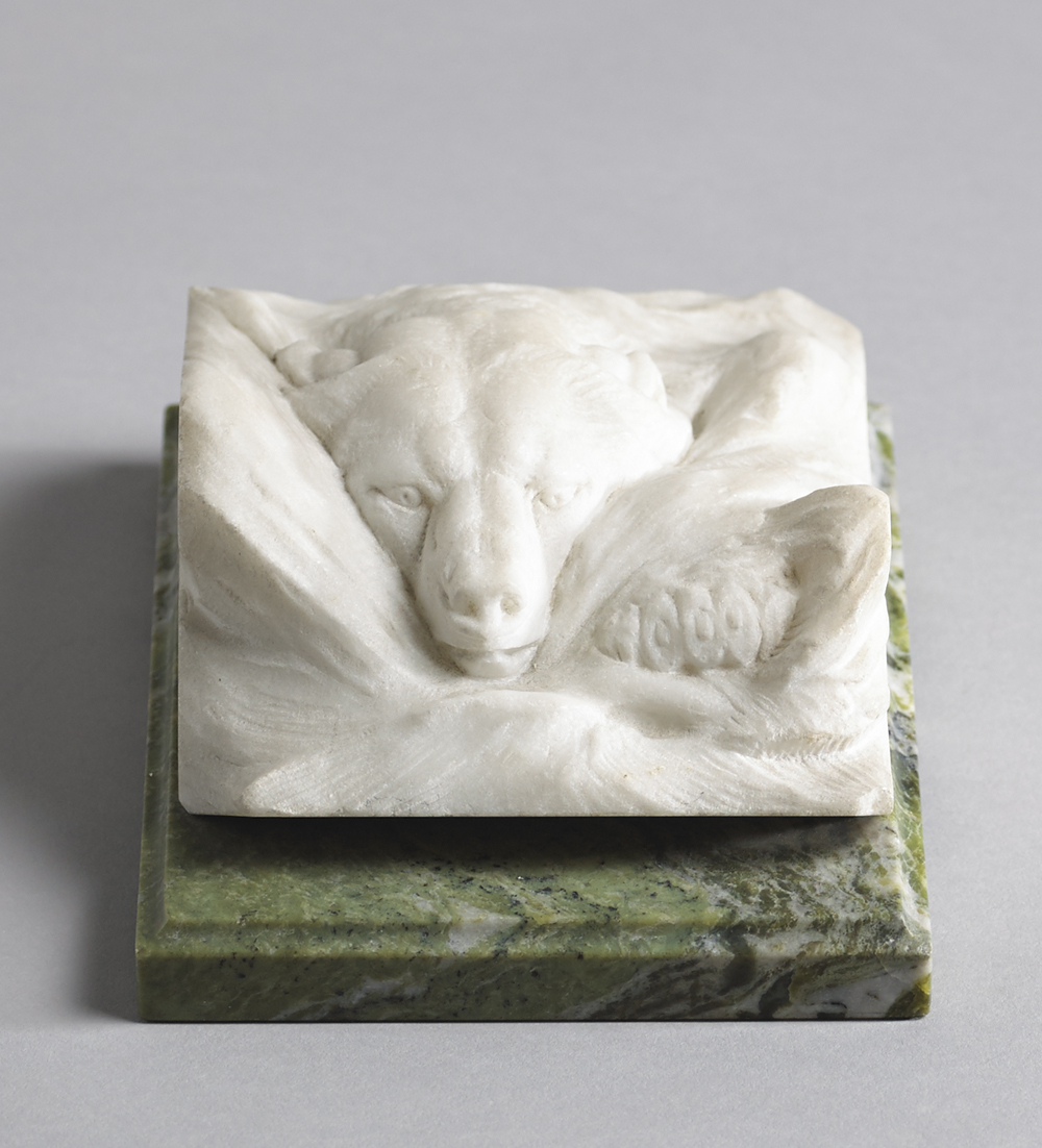 POLAR BEAR, 1930 by George Frederick Morris Harding sold for 800 at Whyte's Auctions