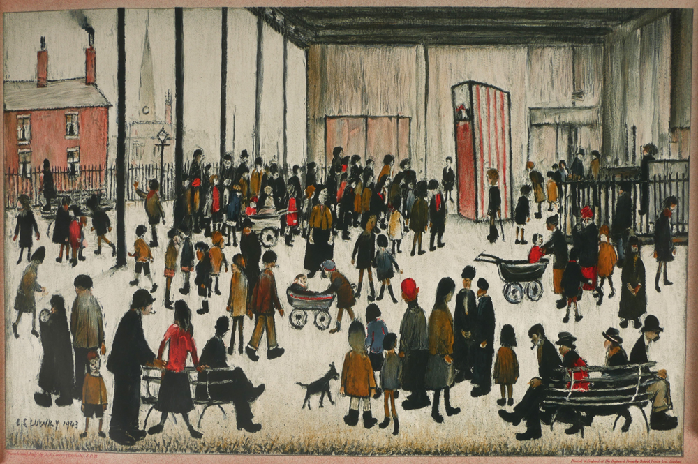 PUNCH AND JUDY, 1943 by Laurence Stephen Lowry (1887-1977) at Whyte's Auctions