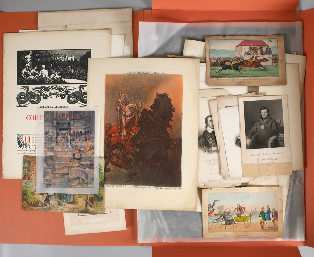 MISCELLANEOUS COLLECTION OF ORIGINAL ARTWORKS, PRINTS AND EPHEMERA at Whyte's Auctions