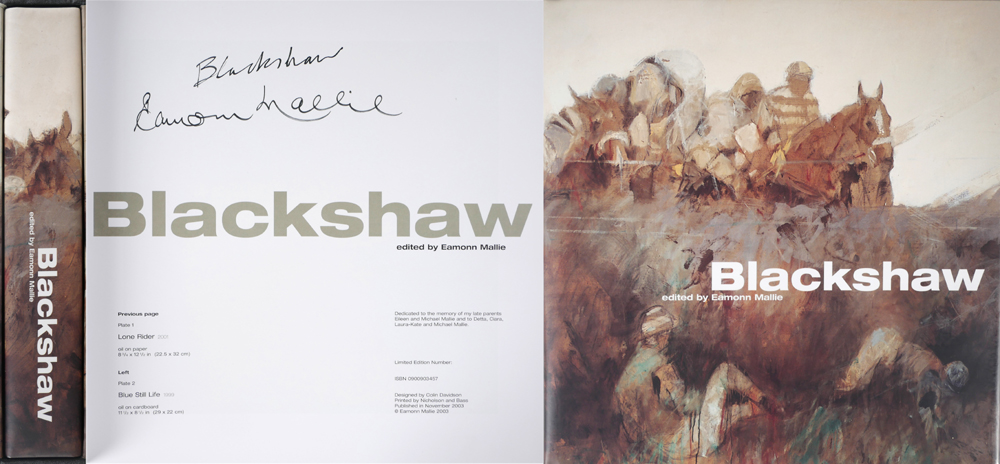 Mallie, Eamonn (Ed.) Blackshaw, limited edition, signed by editor and artist at Whyte's Auctions