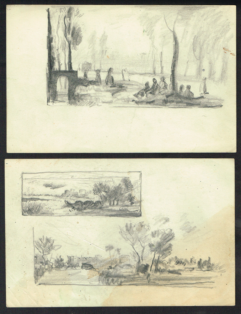 FIGURES IN A LANDSCAPE and THREE OTHER STUDIES by Daniel O'Neill (1920-1974) at Whyte's Auctions