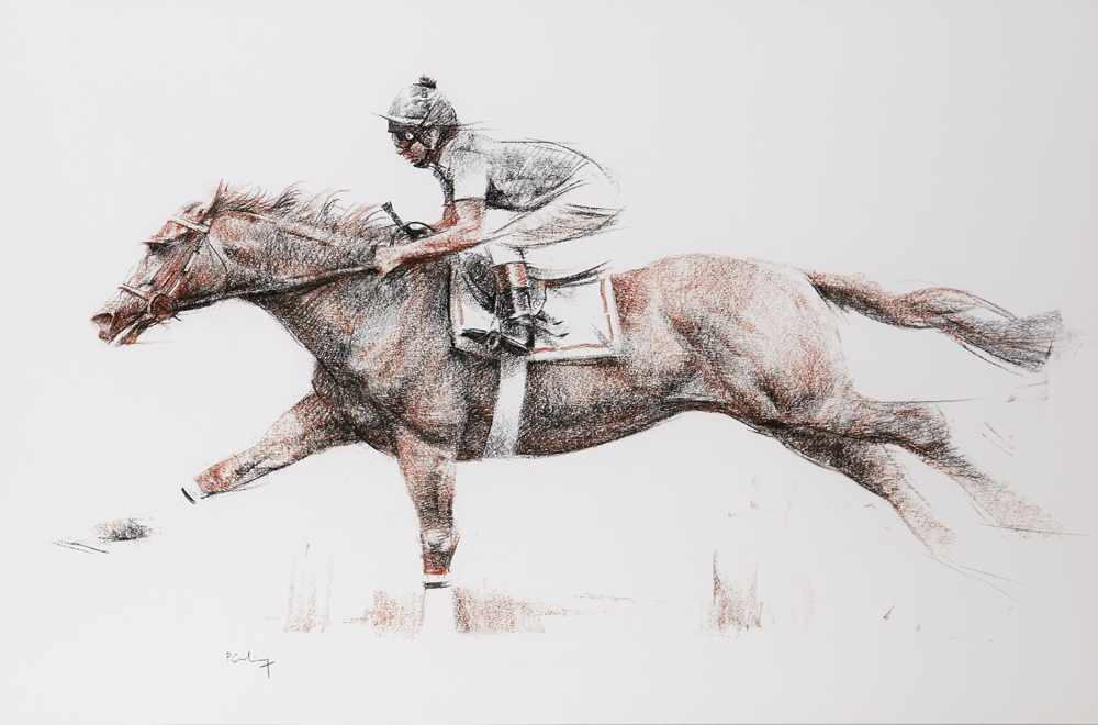 HORSE AND RIDER by Peter Curling sold for �2,900 at Whyte's Auctions