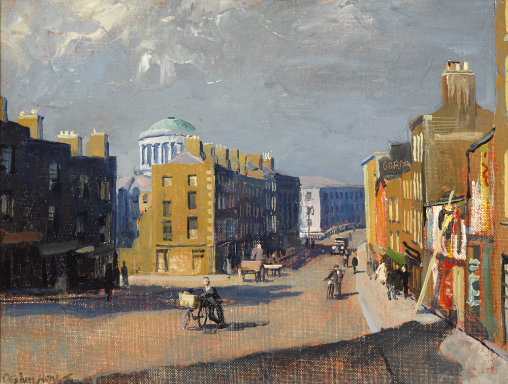 WINETAVERN STREET, DUBLIN by Stephen Bone sold for 800 at Whyte's Auctions