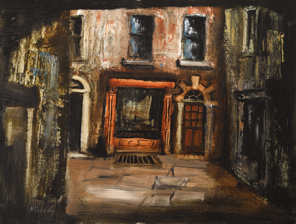 CRAMPTON COURT, DUBLIN, 1966 by Samus O Clmin (1925-1990) at Whyte's Auctions