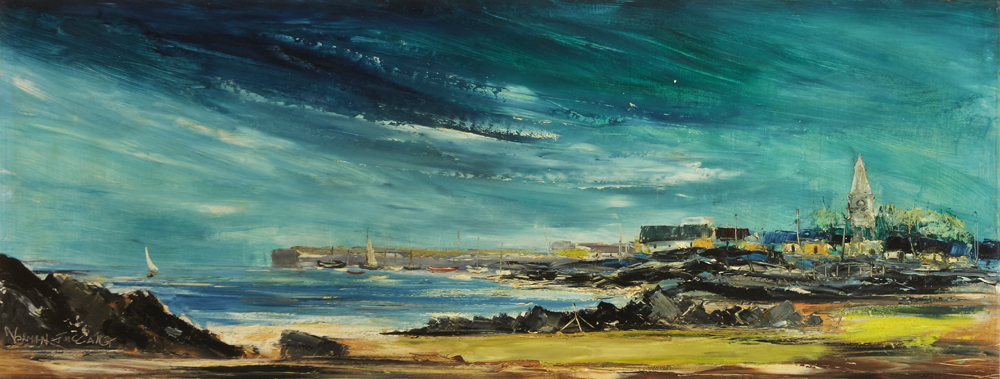 VIEW OF A HARBOUR by Norman J. McCaig (1929-2001) at Whyte's Auctions