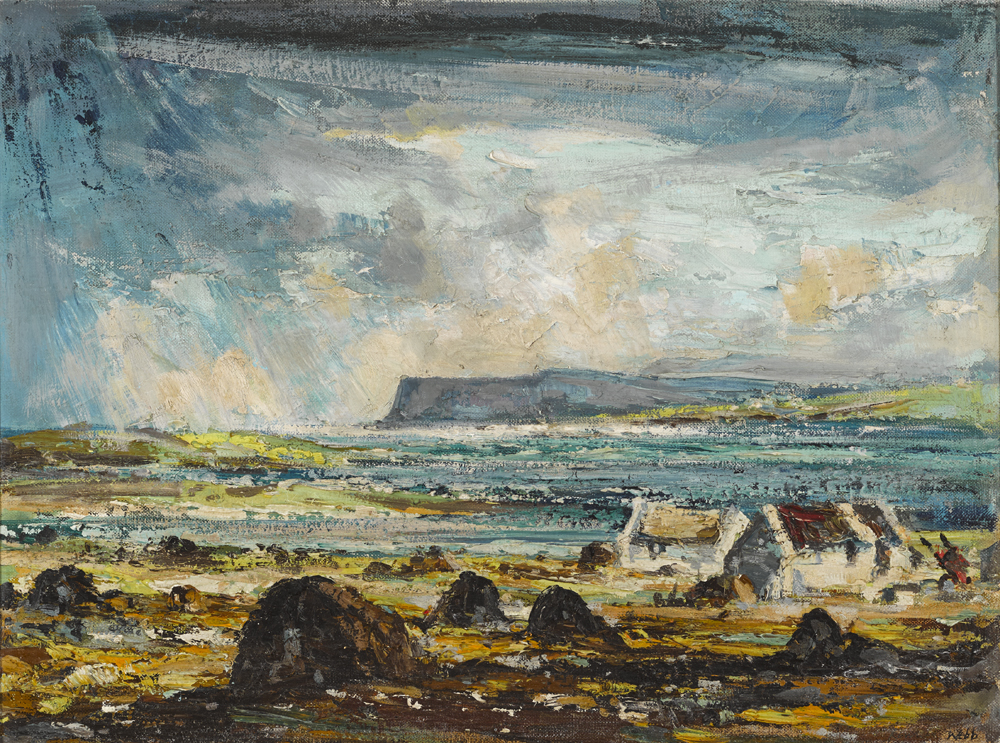 HORN HEAD FROM BLOODY FORELAND, COUNTY DONEGAL by Kenneth Webb RWA FRSA RUA (b.1927) at Whyte's Auctions