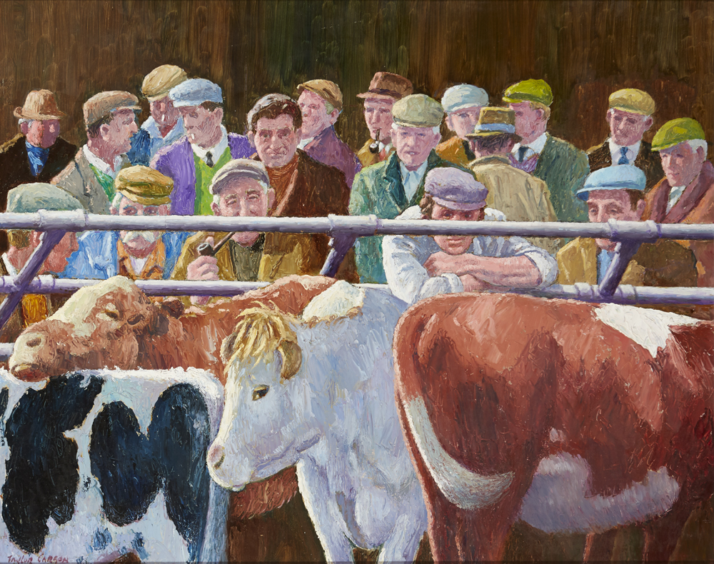 TAKING STOCK, 1998 by Robert Taylor Carson HRUA (1919-2008) at Whyte's Auctions