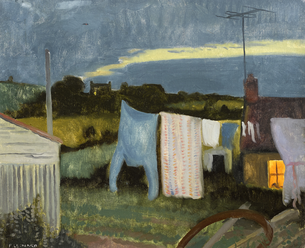 BACK GARDEN AT DUSK, NORTH COUNTY DUBLIN by Patrick Leonard HRHA (1918-2005) at Whyte's Auctions