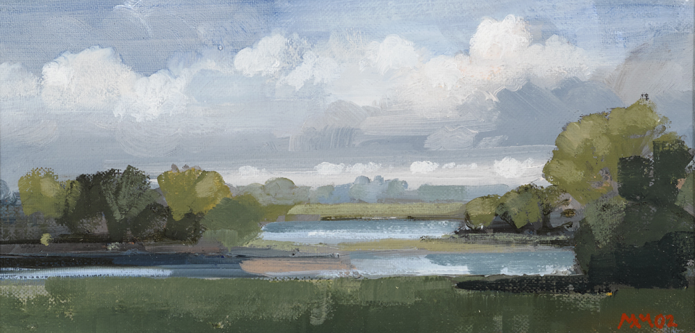THE LAKE AT CLANDEBOYE, COUNTY DOWN, 2002 by Martin Mooney sold for �1,050 at Whyte's Auctions