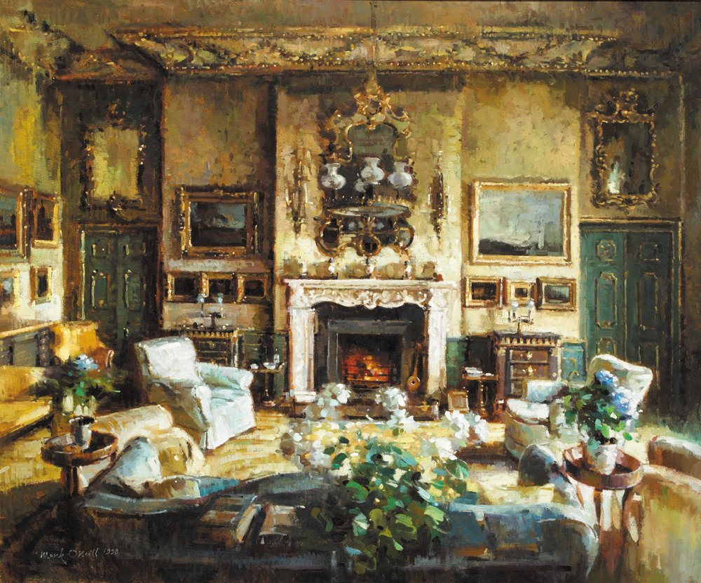 DRAWING ROOM OF A HOUSE IN HOLLAND PARK, LONDON, 1998 by Mark O'Neill sold for 7,600 at Whyte's Auctions
