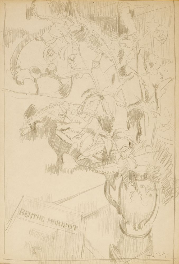 STUDY FOR "BLACK SLIPPERS", c.1930 by William John Leech RHA ROI (1881-1968) at Whyte's Auctions