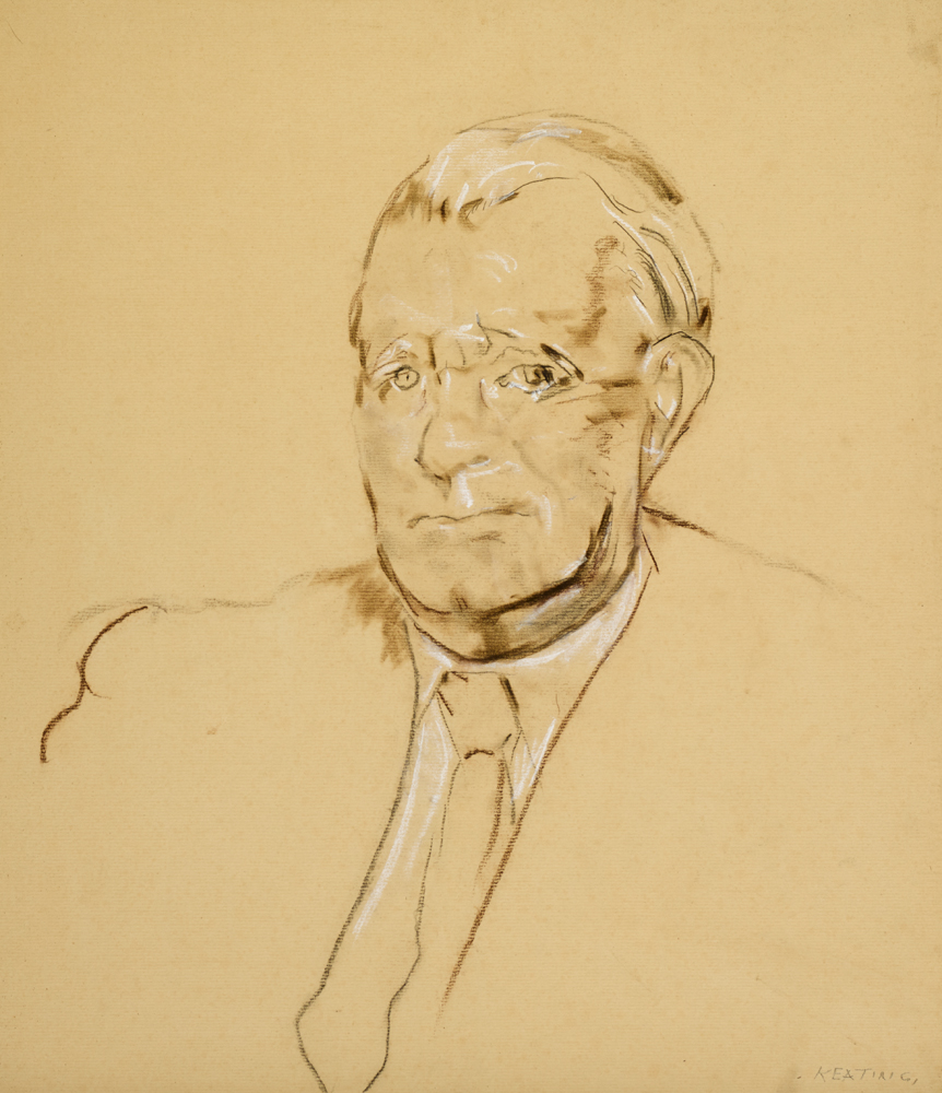 SKETCH OF DAN BREEN, 1958 by Sen Keating PPRHA HRA HRSA (1889-1977) at Whyte's Auctions
