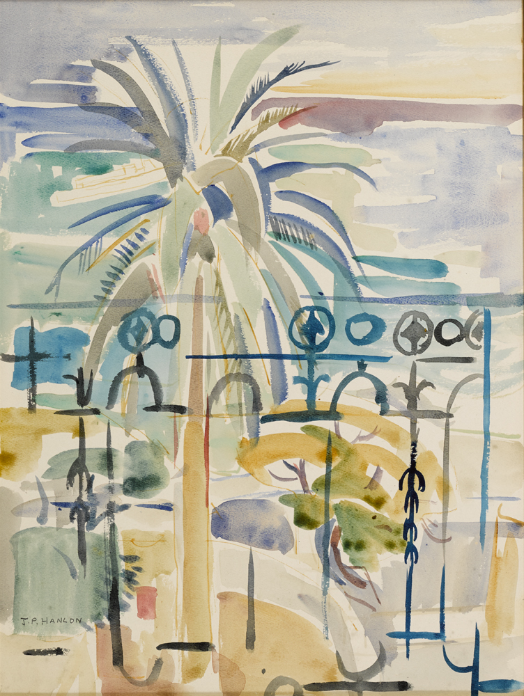PALM TREE, NICE by Father Jack P. Hanlon (1913-1968) at Whyte's Auctions