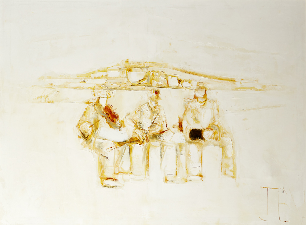 THREE MUSICIANS by John B. Vallely (b.1941) at Whyte's Auctions