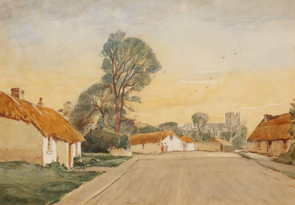 NEAR RUSH [VIEW OF ST MAUR'S CHURCH] by Theodore James Gracey sold for �200 at Whyte's Auctions