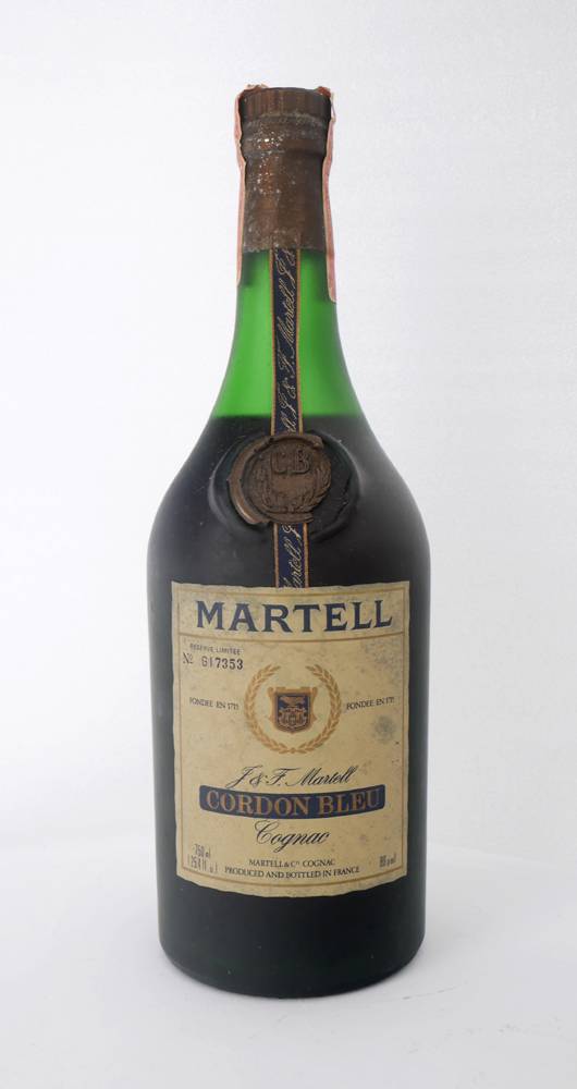 1960s Martell Cordon Bleu Cognac limited reserve at Whyte's Auctions