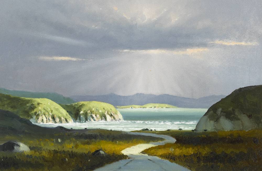 LOOKING AT CLEW BAY, COUNTY MAYO by Paul Guilfoyle sold for �100 at Whyte's Auctions