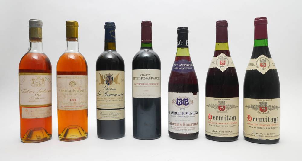 French wines, various vintages. at Whyte's Auctions