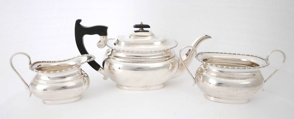 Mid-20th century silver tea service. at Whyte's Auctions