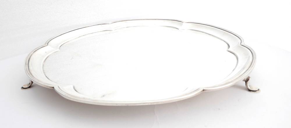 A mid-20th century silver tray. at Whyte's Auctions