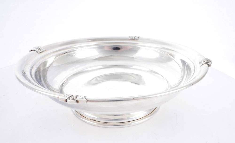 Art Deco silver bowl. at Whyte's Auctions