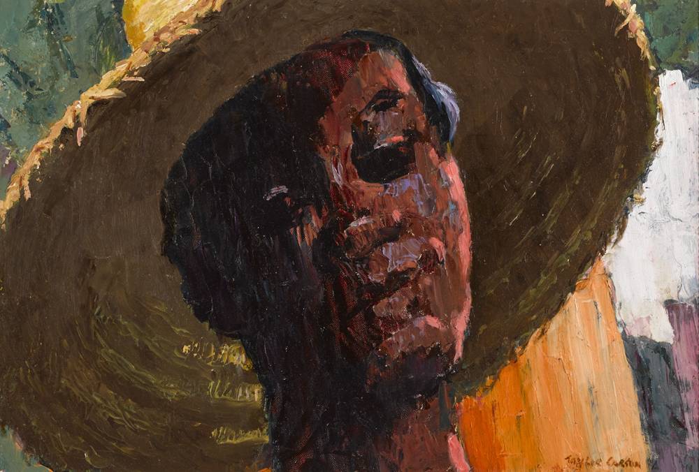THE STRAW HAT, 1972 by Robert Taylor Carson HRUA (1919-2008) at Whyte's Auctions