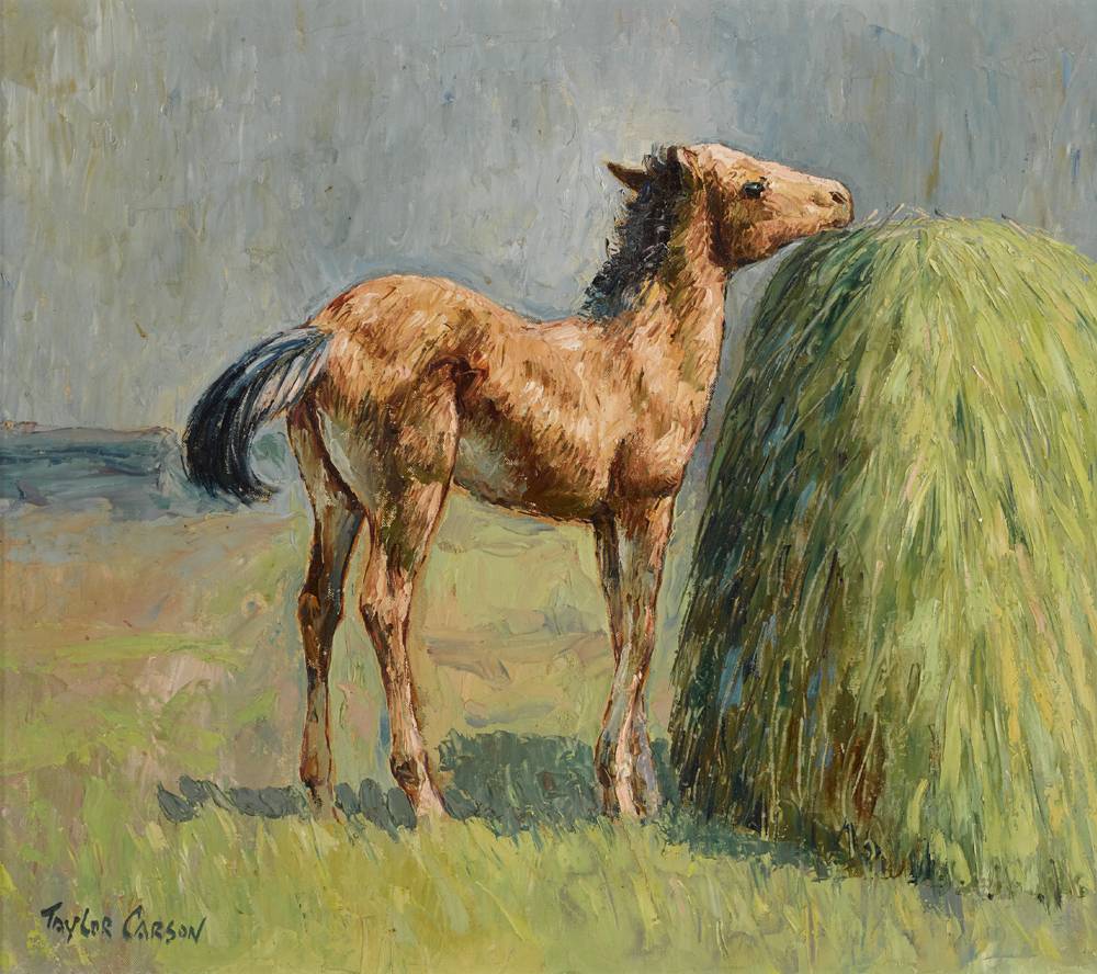 THE MARE FOAL, 1976 by Robert Taylor Carson HRUA (1919-2008) at Whyte's Auctions
