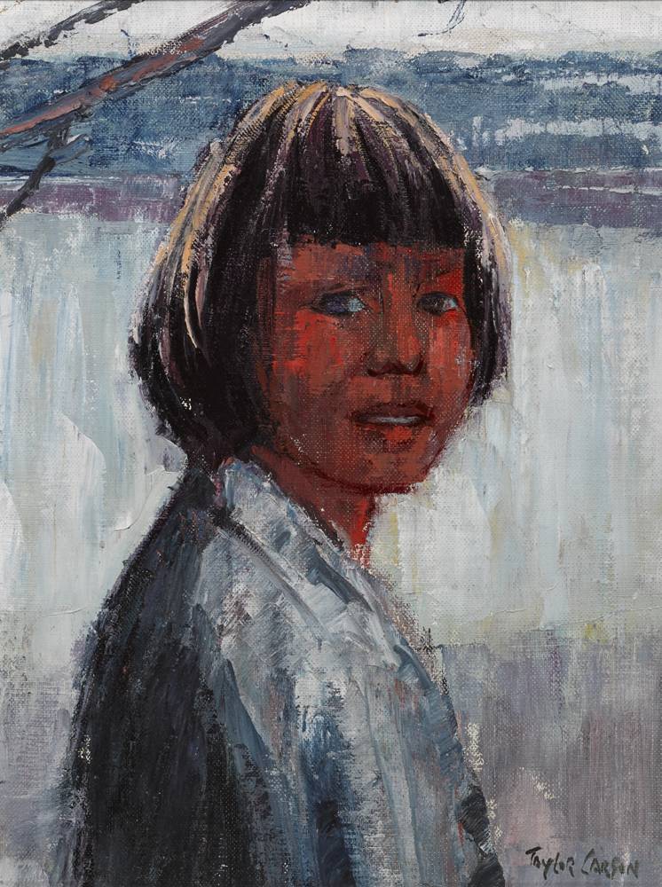 PORTRAIT OF A GIRL by Robert Taylor Carson HRUA (1919-2008) at Whyte's Auctions