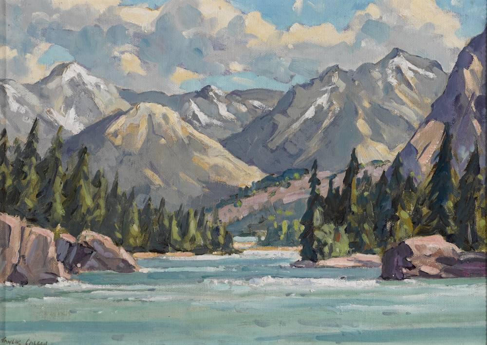 CANADIAN ROCKIES, 1947 by Robert Taylor Carson sold for 260 at Whyte's Auctions