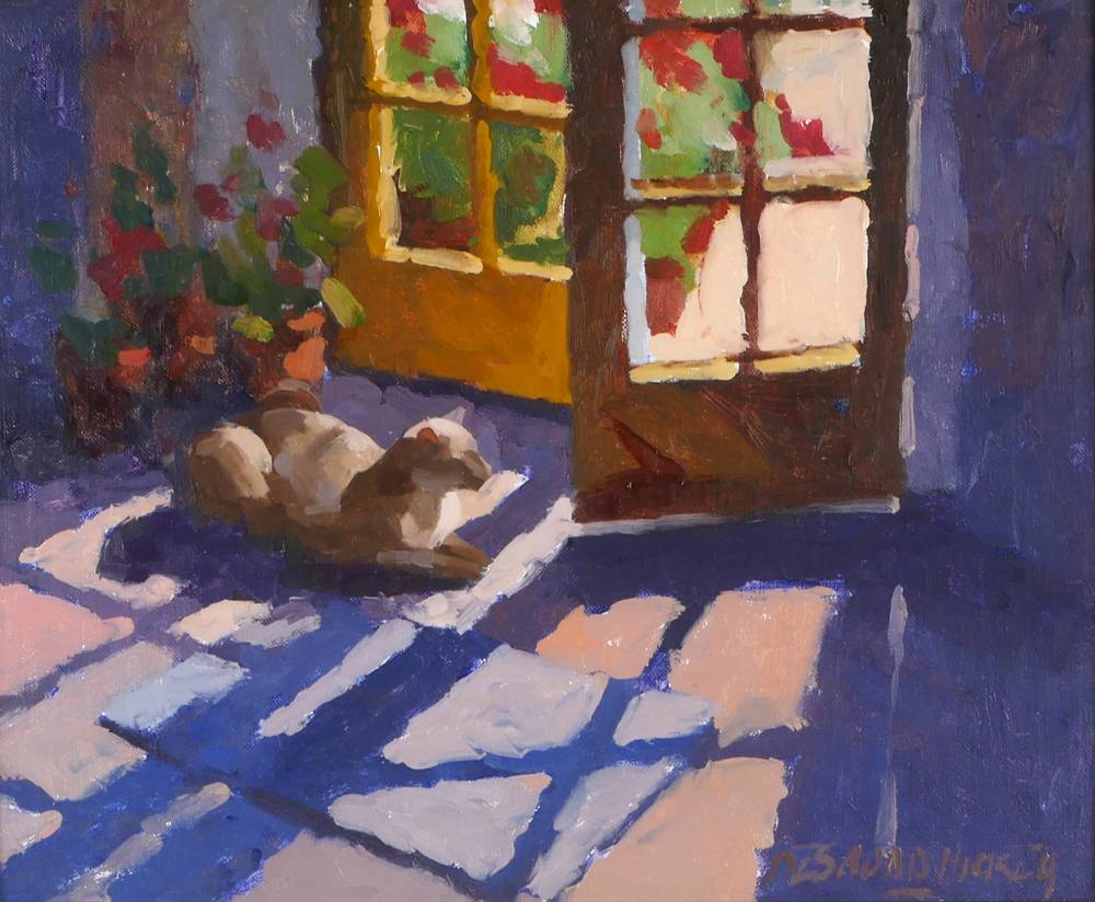 CAT NAP by Desmond Hickey (1937-2007) at Whyte's Auctions