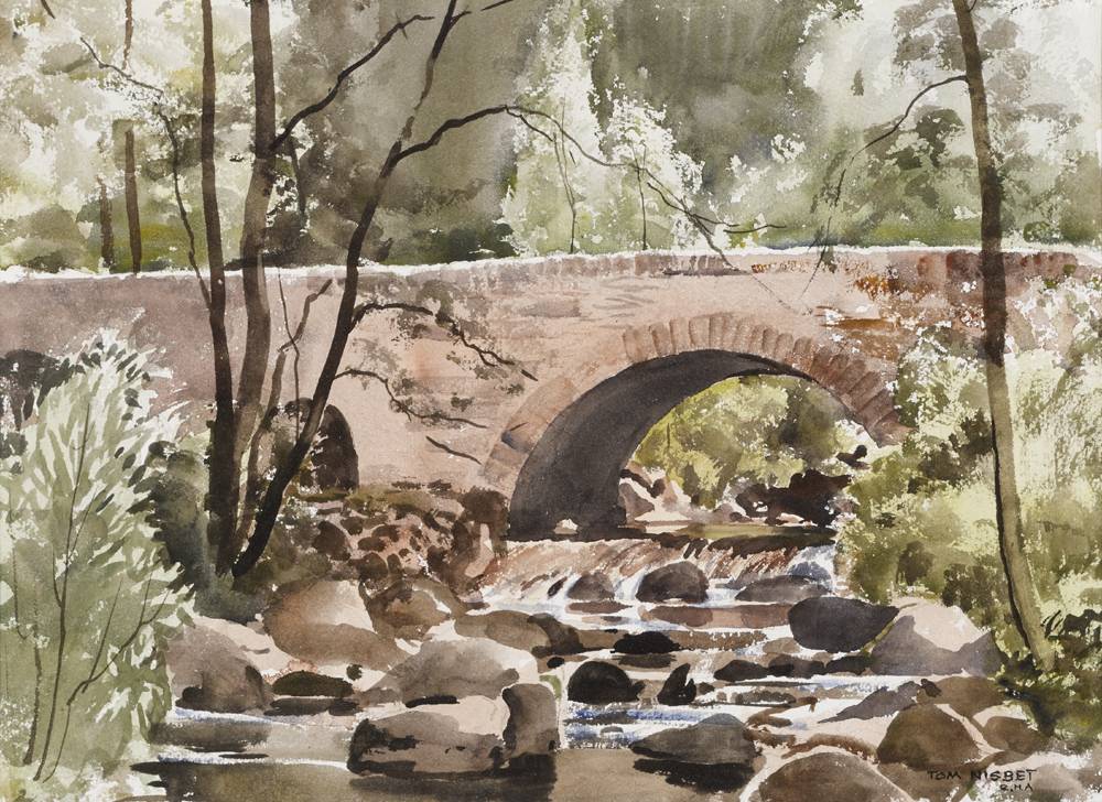 RIVER SCENE by Tom Nisbet RHA (1909-2001) at Whyte's Auctions