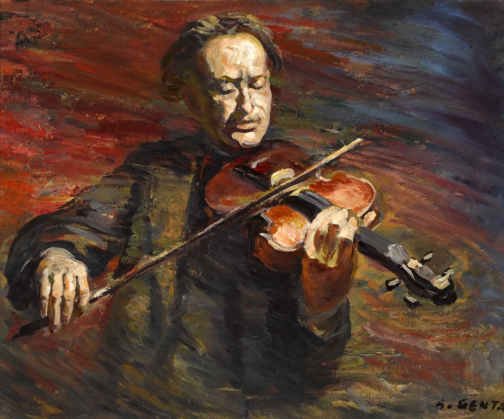 THE VIOLINIST by Albert Genta (1901-1989) at Whyte's Auctions