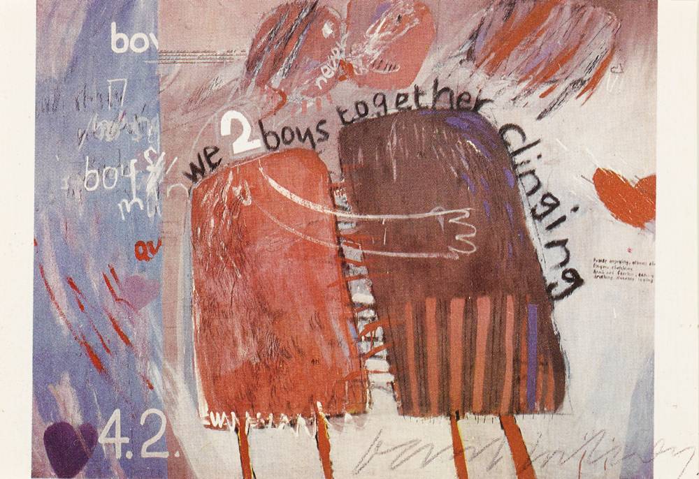 WE TWO BOYS TOGETHER CLINGING by David Hockney RA (b.1937) at Whyte's Auctions