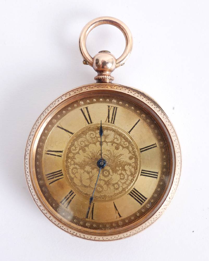 A Waltham pocket watch, with gilt dial. at Whyte's Auctions