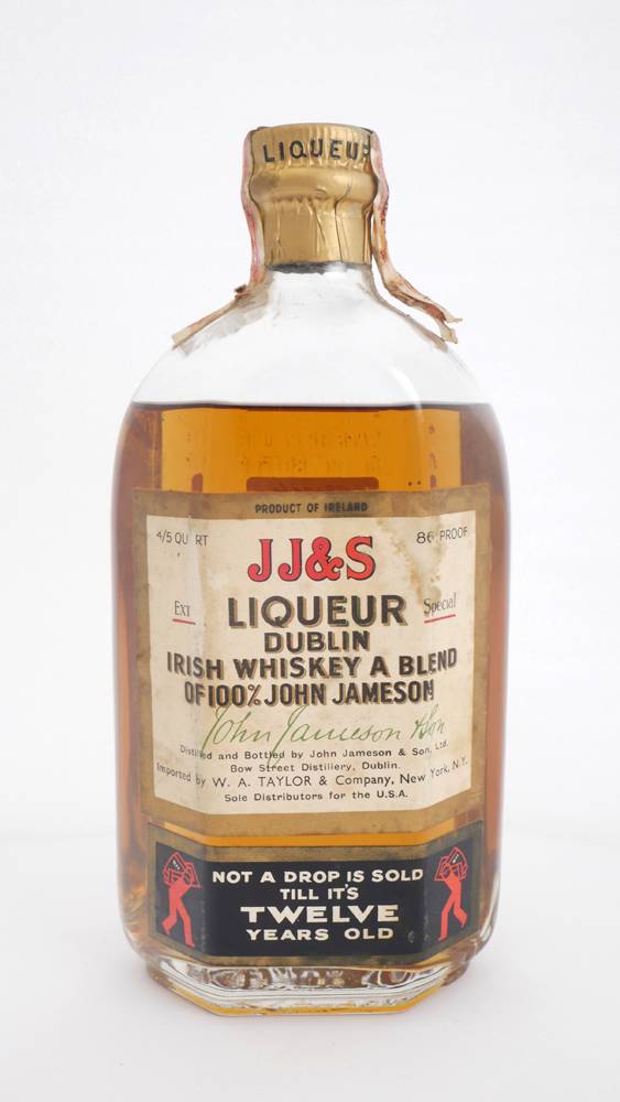 JJ&S Liqueur Dublin Whiskey, one bottle. at Whyte's Auctions