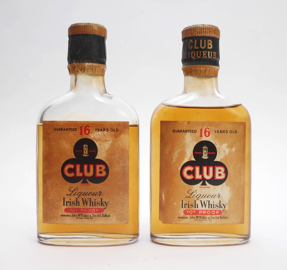 McKibbin's Club Liqueur Irish whisky. at Whyte's Auctions