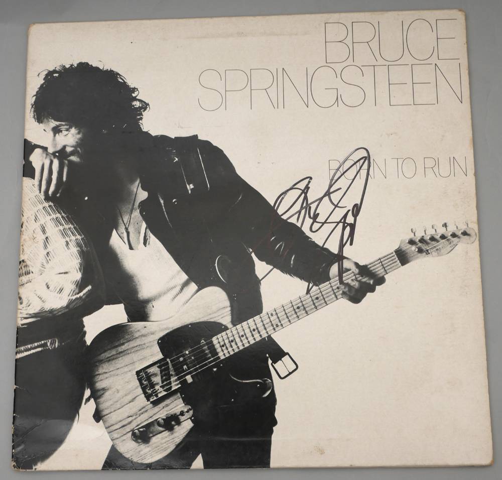 Bruce Springsteen, 'Born To Run', signed album. at Whyte's Auctions