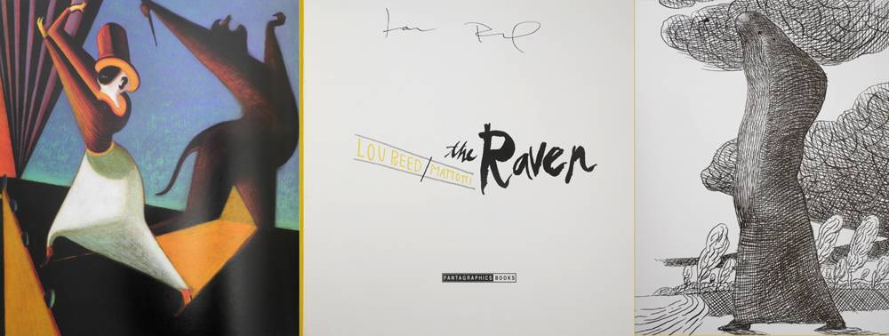Lou Reed and Lorenzo Mattotti (illustrator), The Raven, signed. at Whyte's Auctions