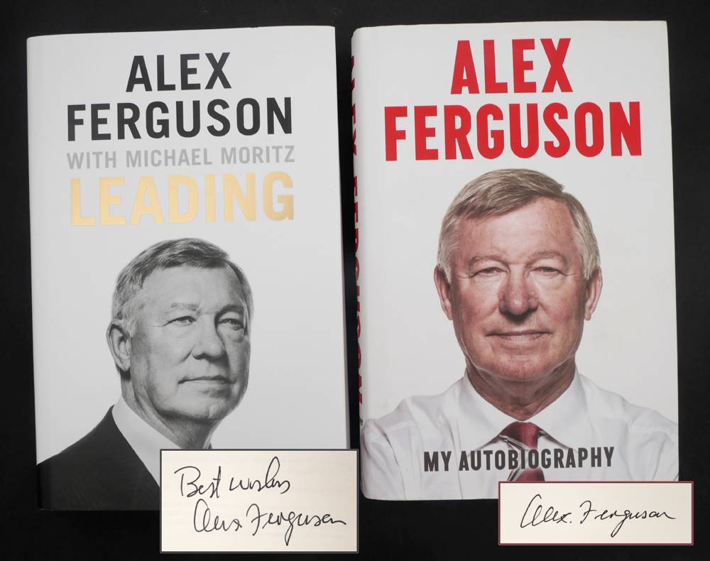 Ferguson, Alex. My Autobiography and Leading, signed. at Whyte's Auctions