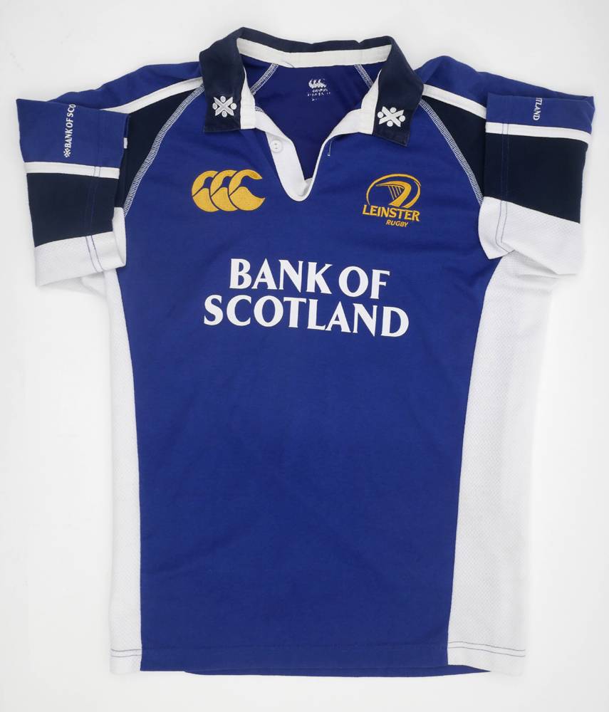 Rugby 2005-2006 Leinster Heineken Cup jersey, match-worn by substitute hooker. at Whyte's Auctions
