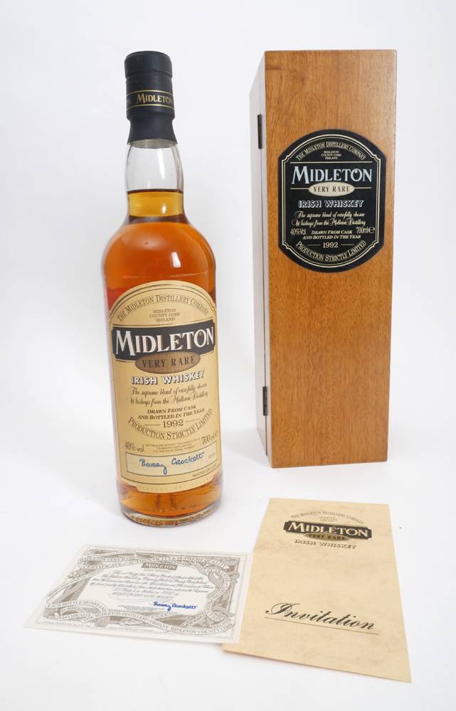 Midleton Very Rare Irish whiskey, 1992, one bottle. at Whyte's Auctions